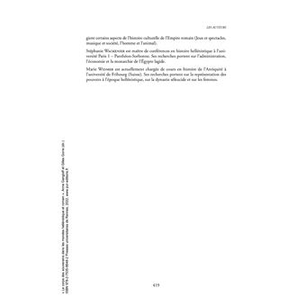 Le corps des souverains dans les mondes hellénistique et romain