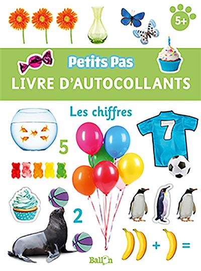 Les chiffres (livre avec autocollants 5+)