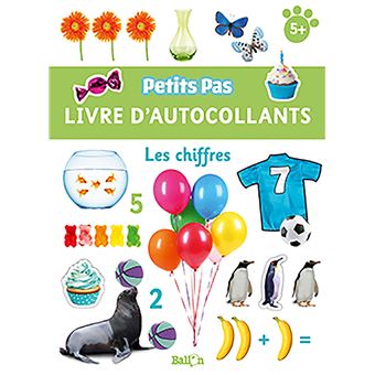 Les chiffres (livre avec autocollants 5+)