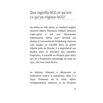 Le traitement de métabolisme de hCG