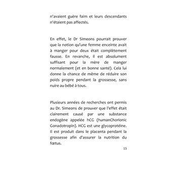 Le traitement de métabolisme de hCG