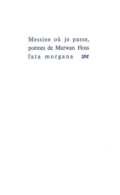 Messine ou je passe