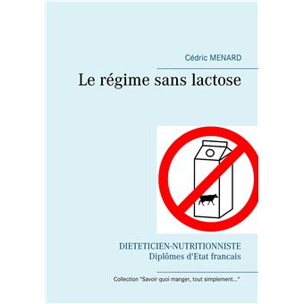 Le régime sans lactose