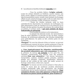 Le régime sans lactose