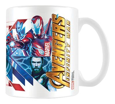 Mug Avengers Infinity War Red Blue Assemble