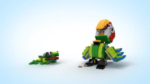 LEGO® Creator 31031 Les Animaux de la Forêt Tropicale - Lego