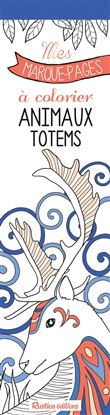 Mes marque-pages à colorier : Animaux totems