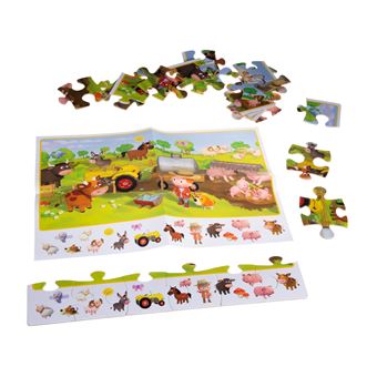 Puzzle P'tit garçon - La ferme de Peter (24 pièces)