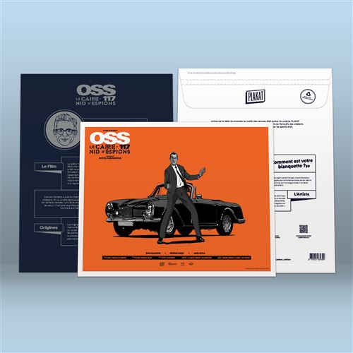 Affiche Collector OSS 117 Le Caire Édition ouverte