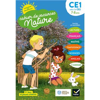 Cahier de vacances Nature 2021 du CE1 au CE2 7/8 ans