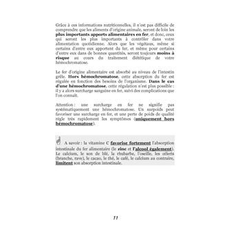 Quelle alimentation pour l'hémochromatose ?