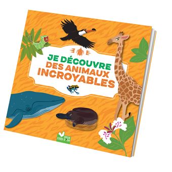 Je découvre des animaux incroyables - coffret avec lampe
