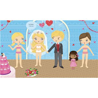 Minimiki - Cahier de stickers Mariées du monde