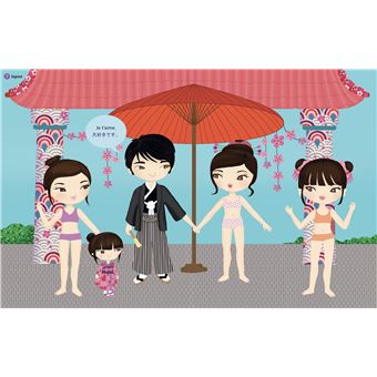 Minimiki - Cahier de stickers Mariées du monde