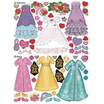 Minimiki - Cahier de stickers Mariées du monde