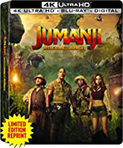 Jumanji : Welcome To The Jungle Édition Limitée Steelbook Blu-ray 4K Ultra HD