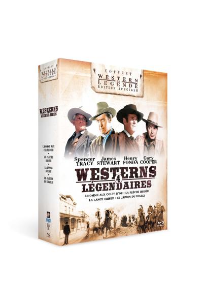 Coffret Westerns américains 4 films Blu-ray