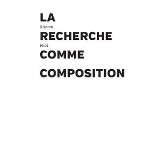 La recherche comme composition