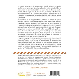 La recherche en sciences de gestion