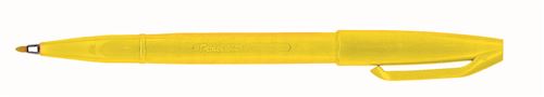 Pentel Sign Pen Stylo feutre &agrave; Pointe fibre fine Acrylique Jaune