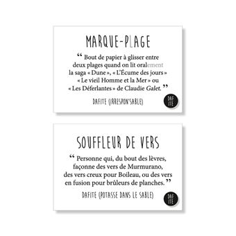 Les jongleries de mots de Dafite