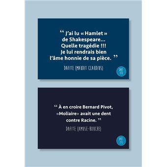 Les jongleries de mots de Dafite