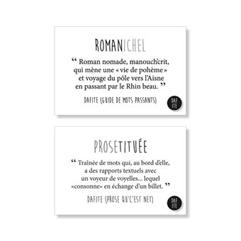 Les jongleries de mots de Dafite