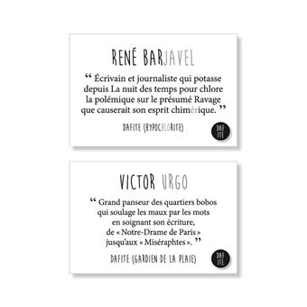 Les jongleries de mots de Dafite