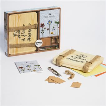 Coffret Ma presse à fleurs - boîte et accessoire