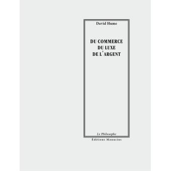 Du commerce, du luxe, de l'argent