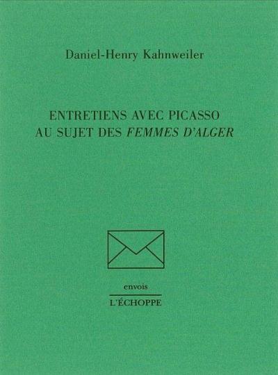 Entretiens avec picasso au sujet des femmes d'alger