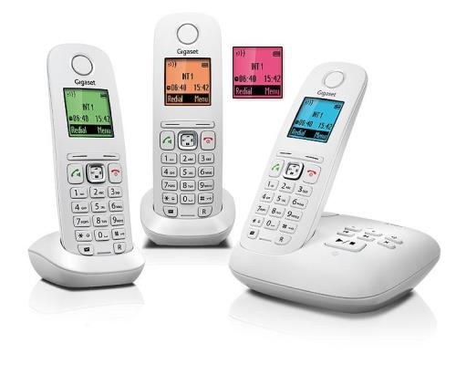 Gigaset A545A Trio Blanc - Téléphone sans fil - Achat & prix