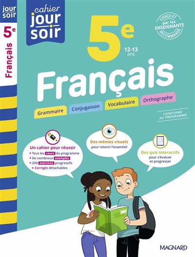 Français 5e - Cahier du jour Cahier du soir - Florence Randanne - broché