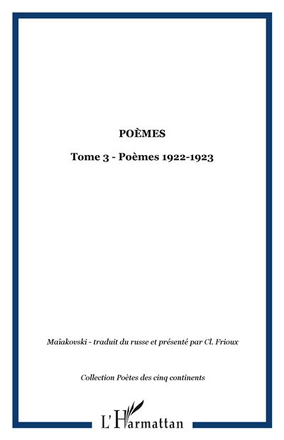 Poemes 1922-1923
