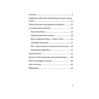 La Pulizia Intestinale con l'HCG