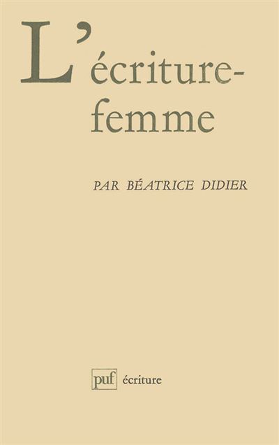 L'Ecriture-femme