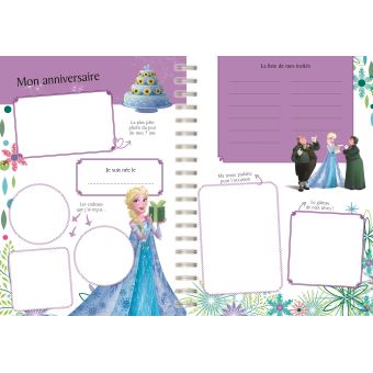 Disney La Reine des Neiges Le journal de mes 7 ans