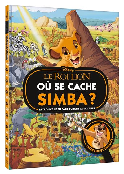 LE ROI LION - LIVRE MAGIBOOK - DECOUVRE LES ANIMAUX DE LA SAVANE