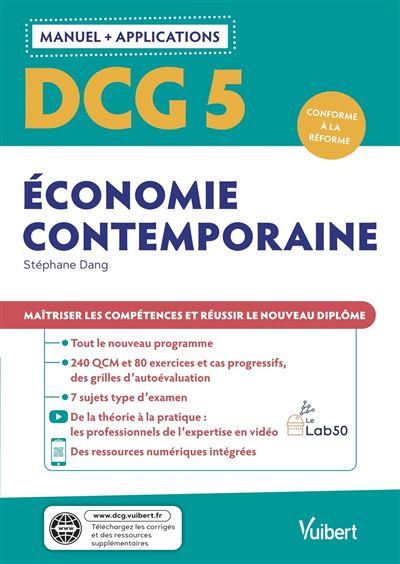 DCG 5 - Économie contemporaine : Manuel et Applications