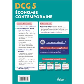 DCG 5 - Économie contemporaine : Manuel et Applications
