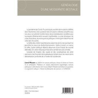 Généalogie d'une modernité bestiale