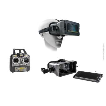 Drone MiDrone Vision 220 HD WiFi FPV + Casque de réalité virtuelle + Etui -  Drone photo vidéo - Achat & prix