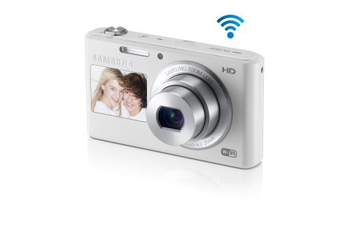 Samsung Dv150F Appareil Photo Numérique 16,2 Mpix Ecran 2,7" WiFi Usb Blanc