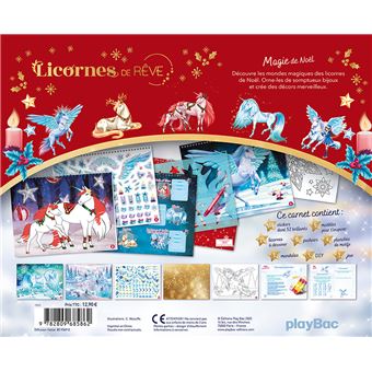 Licornes de Rêve - Carnet créatif - Magie de Noël