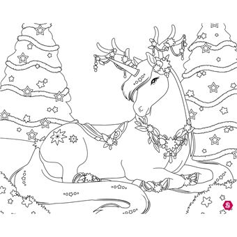 Licornes de Rêve - Carnet créatif - Magie de Noël
