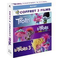 Coffret Les Trolls 1 à 3 Blu-ray