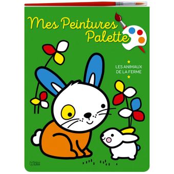 Mes peintures palette Les animaux de la ferme