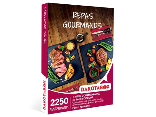 Coffret cadeau Dakotabox Repas gourmands