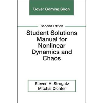 Student Solutions Manual For Nonlinear Dynamics And Chaos - Broché ...