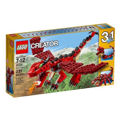 Lego® Creator 3 En 1 31032 Les Créatures Rouges